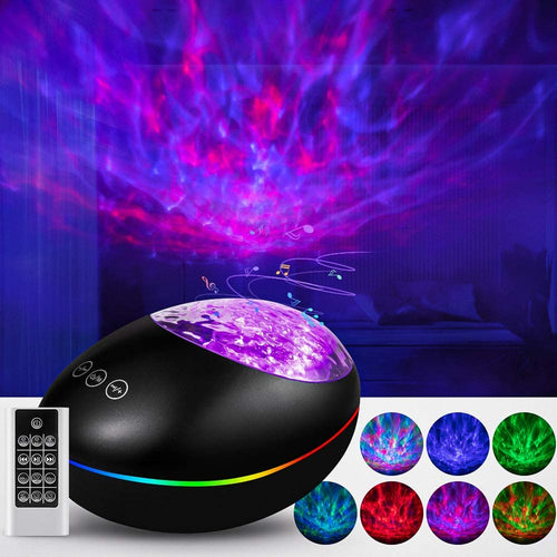 Fegishilly Galaxy Projector Starry Light Projector with Bluetooth Speaker and Timer, 8 Lighting Modes, Adjustable Brightness, 360° Rotation Star Light Projector for Bedroom, Birthdays, Christmas, and Party